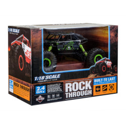 Mașină cu telecomandă Rock Crawler HB 2,4 GHz 1:18 verde