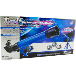 Telescop educațional cu trepied 20x 30x 40x