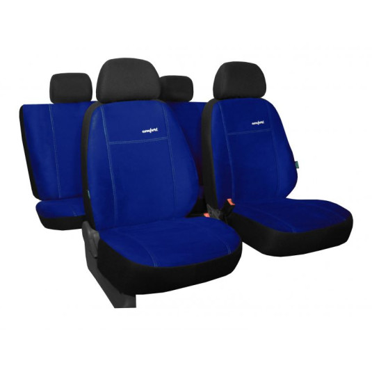 Poťahy pre KIA Ceed III (od 2018) Comfort (Alcantara) modrá (vyp)