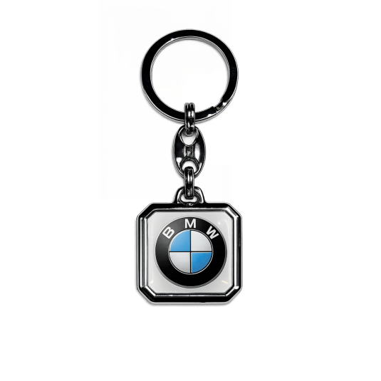 Breloc din răşină BMW rotund negru