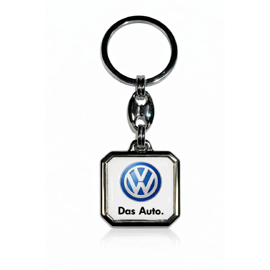 Breloc din rășină Volkswagen alb