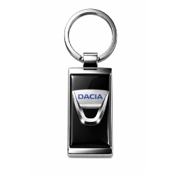 Breloc rășină DACIA negru
