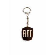 Breloc din lemn Fiat