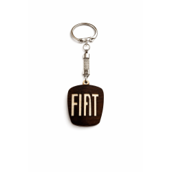 Breloc din lemn Fiat