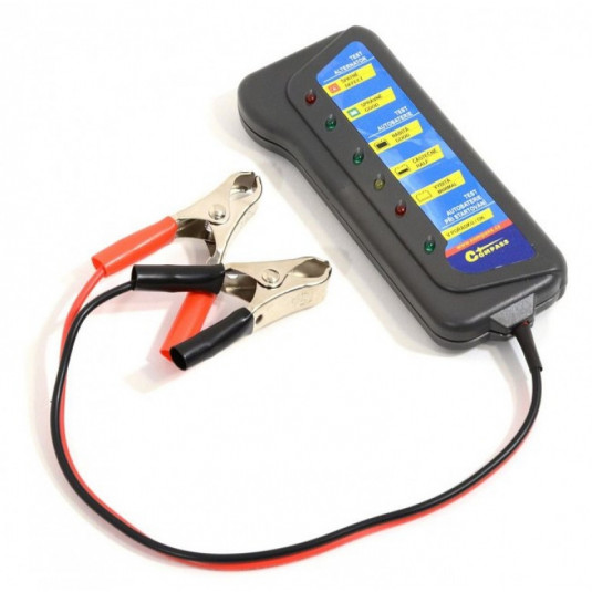 Tester baterie auto si alternator 12V