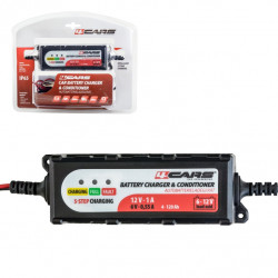 Încărcător-menținător inteligent cu 5 trepte 6/12V 2,0 A (baterii auto gel și lichid)