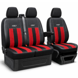 Huse auto PEUGEOT BOXER 2+1 III (din 2014) GT Alcantara și piele ecologică