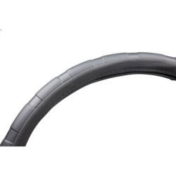 Poťah volantu koža čierny 44-46cm