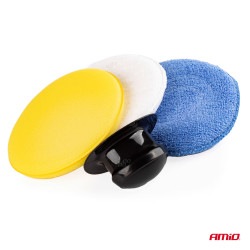 Set discuri de polișare rotunde 3x125 mm