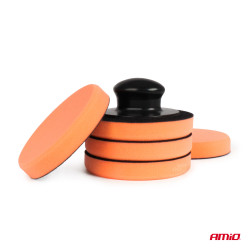 Set de bureți pentru ceruirea mașinii cu mâner 10cm, 5buc