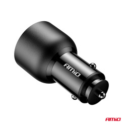Nabíjačka do auta 2x USB C port + USB A port 12/24V 95W