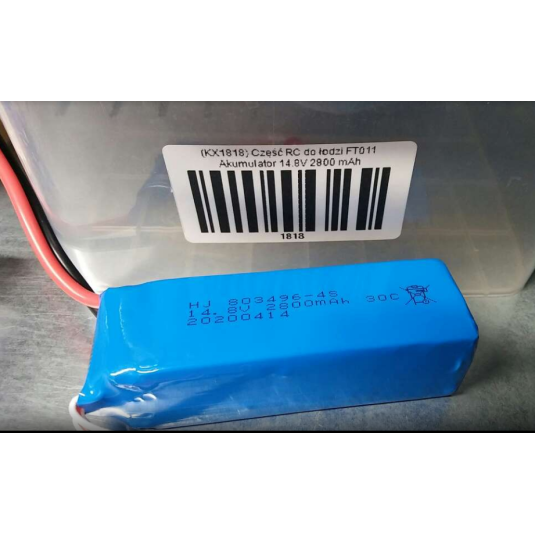 Piesă barcă RC FT011 Acumulator 14,8V 2800 mAh