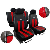 Huse auto pentru ŠKODA FABIA III HTB (2014-2021) GT din Alcantara și piele ecologică