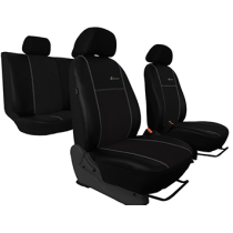 Poťahy pre NISSAN NAVARA NP300 IV (od 2015) Exclusive Alcantara (Alcantara-koža)
