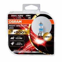 OSRAM NIGHT BREAKER LASER +200% H4 12 V 60/55 W