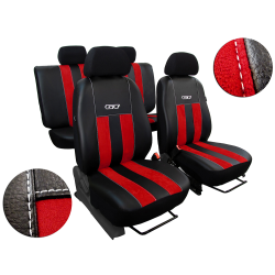 Huse auto pentru ŠKODA OCTAVIA III (din 2013-2020) GT din Alcantara și piele ecologică