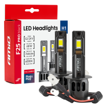 LED žiarovky hlavného svietenia Séria F25 PRO BLACK FULL CANBUS H1 68W 12V 24V
