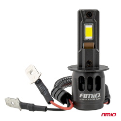 LED žiarovky hlavného svietenia Séria F25 PRO BLACK FULL CANBUS H3 68W 12V 24V