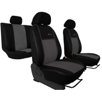 Poťahy pre VOLKSWAGEN VW T5 1+1 (2003-2015) Exclusive Alcantara (Alcantara-koža)