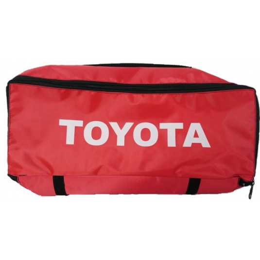 Geanta echipament obligatoriu Toyota inscriptie rosie