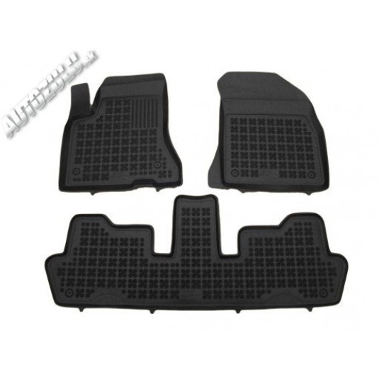 Covorase din cauciuc CITROËN C4 Picasso 5 locuri (2006-2013) cu margini inaltate