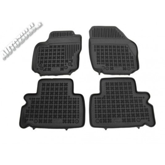 Covorase din cauciuc FORD Galaxy fixare rotundă (2012-2015) cu margine ridicată