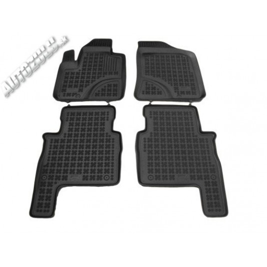 Covorase din cauciuc HYUNDAI Santa Fe (2006-2009) cu margine ridicată