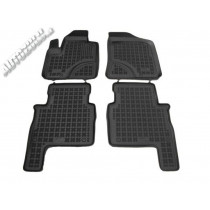 Covorase din cauciuc HYUNDAI Santa Fe (2010-2012) cu margine ridiculată