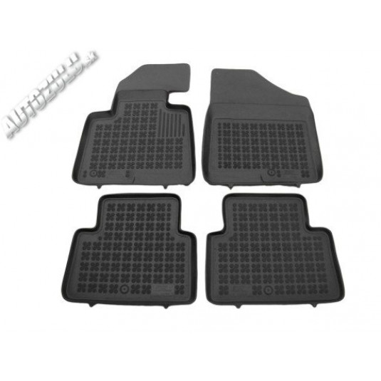 Covorase din cauciuc HYUNDAI Santa Fe (2012-2018) cu margine ridicată