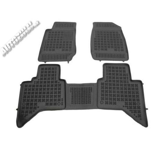 Covorase din cauciuc ISUZU D-Max (din 2012) cu margine ridicată