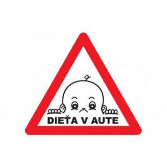 Autocolant copil în mașină