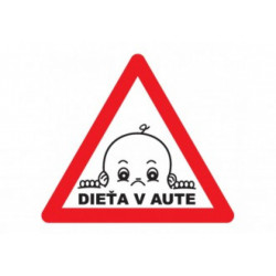 Autocolant copil în mașină