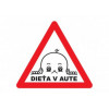 Autocolant copil în mașină