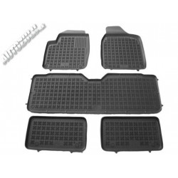 Covorase din cauciuc SEAT Alhambra 7 locuri (1995-2010) cu margine ridicată