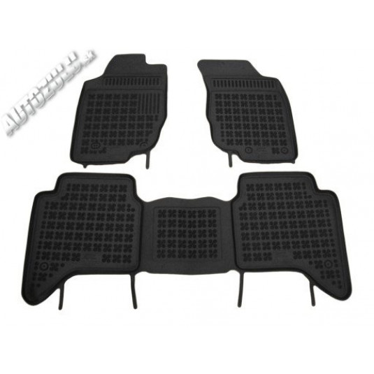 Covorase cauciuc TOYOTA Hilux (2005-2011) cu margine ridicată