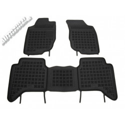 Covorase cauciuc TOYOTA Hilux (2005-2011) cu margine ridicată