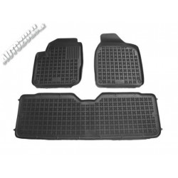 Covorase din cauciuc VOLKSWAGEN Sharan 5 locuri (1995-2010) cu margine ridicată