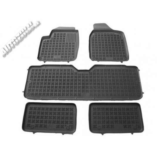 Covorase de cauciuc VOLKSWAGEN Sharan 7 locuri (1995-2010) cu margine inaltata