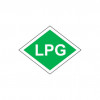 Autocolant pentru marcarea vehiculelor care utilizează gaz de petrol lichefiat LPG conform noii norme EHK 67.