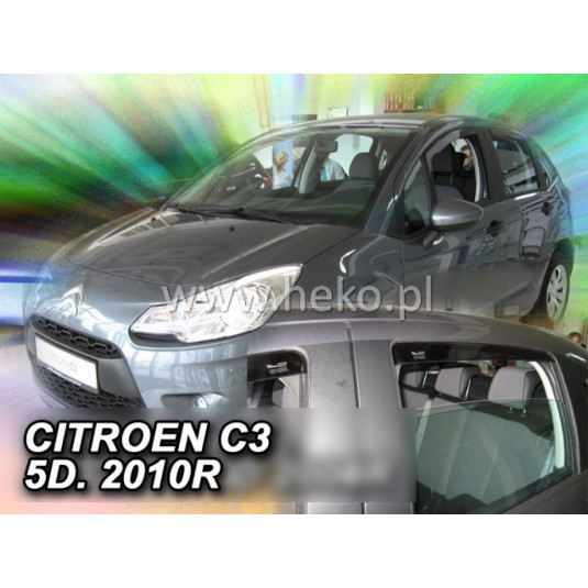 Deflectoare CITROËN C3 5D (+spate) (2010-2016)
