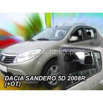 Deflectoare DACIA Sandero 5D (+spate) (2008-2012)
