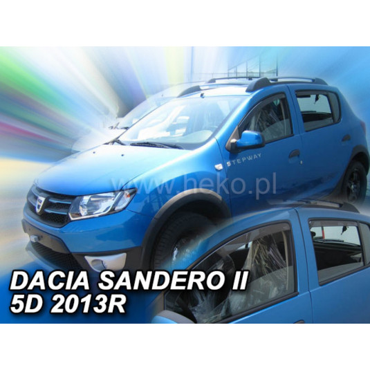 Deflectoare DACIA Sandero Stepway II 5D (+spate) (de la 2012)