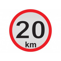 Autocolant reflectorizant mic - 20km