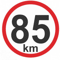 Autocolant reflectorizant mic - 85km