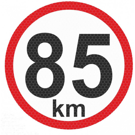 Autocolant reflectorizant mic - 85km