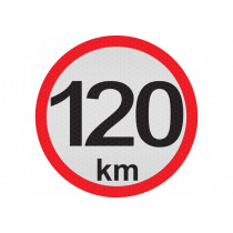 Autocolant reflectorizant mic - 120km