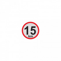 Autocolant reflectorizant mare - 15km