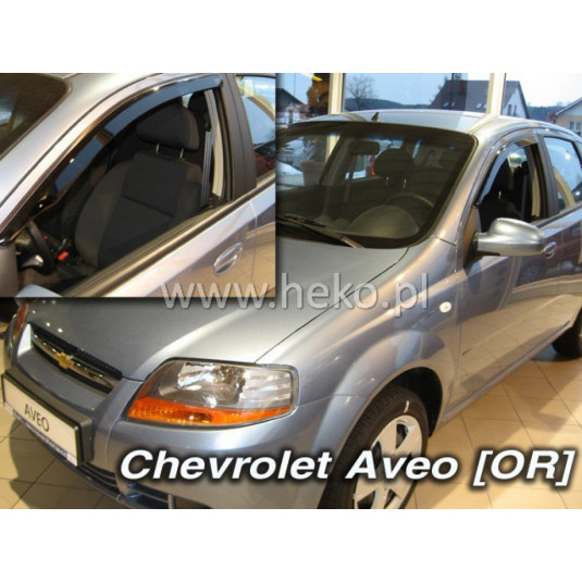 Deflectoare CHEVROLET Aveo 4D (+ spate) Sedan (2004-2006)