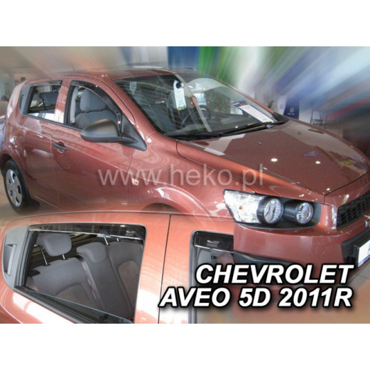 Deflectoare CHEVROLET Aveo 5D (+spate) (din 2011)