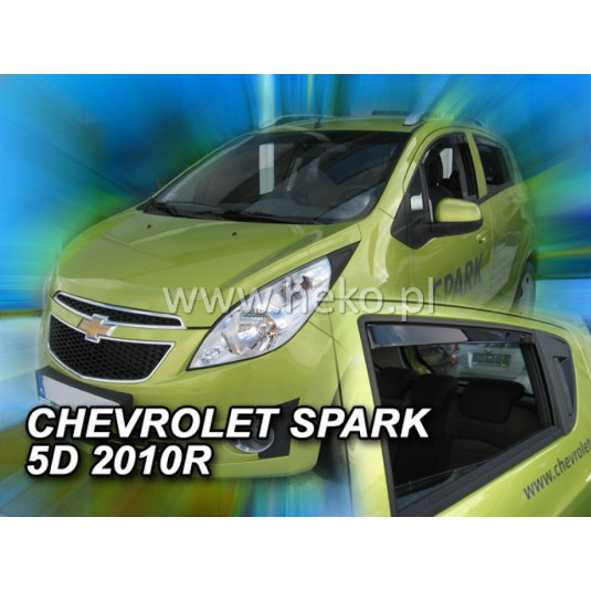 Deflectoare CHEVROLET Spark 5D (+spate) (din 2010)